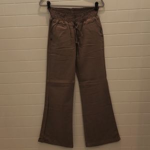Linen pants size small taupe color never worn